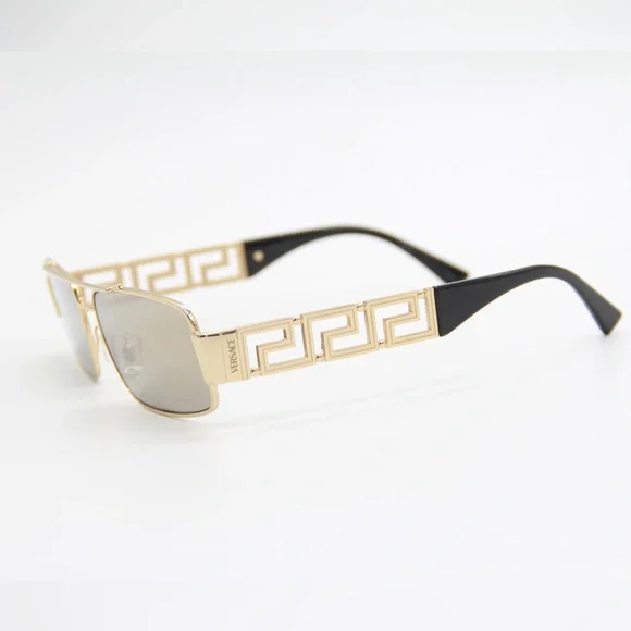 NEW VE2257 10025A UNISEX SUNGLASSES VERSACE VE2257 1002/5A EYEWEAR MOD 2257 GOLD